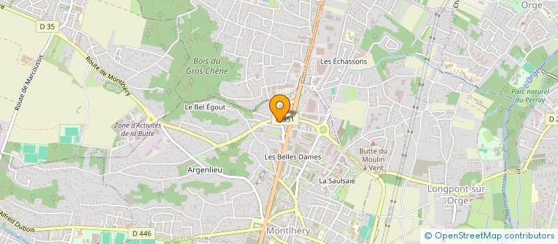 localisation de l'entreprise SCI OLRIC CHEZ MME DUBOURGET  LONGPONT-SUR-ORGE