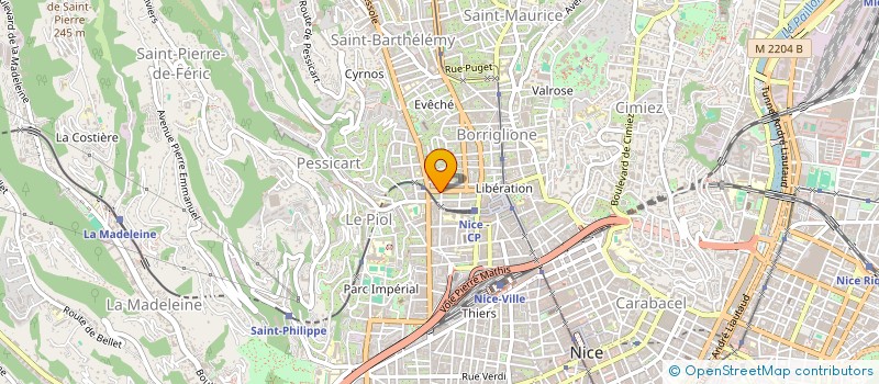 localisation de l'entreprise SCI OLRO à NICE