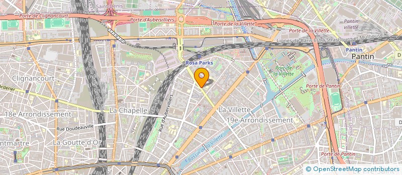 localisation de l'entreprise SCI OLROB  PARIS