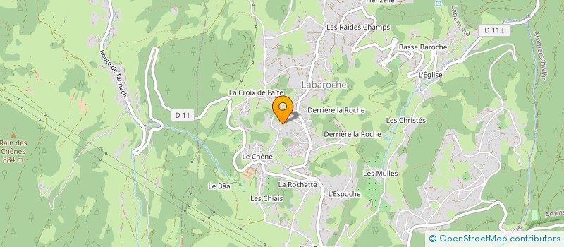 localisation de l'entreprise SCI OLRY  WINTZENHEIM