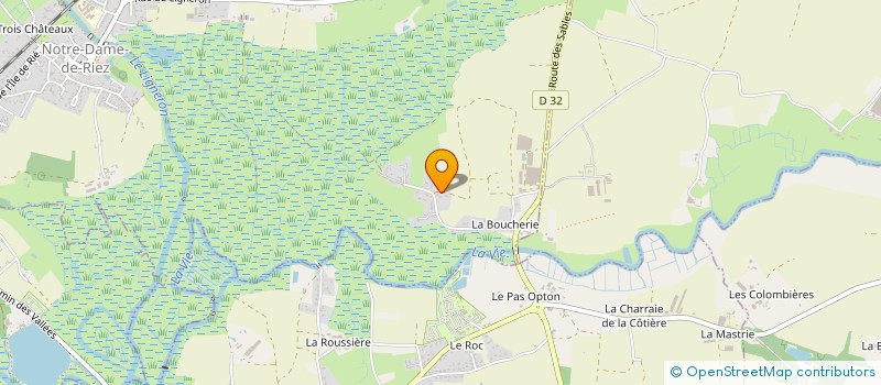 localisation de l'entreprise SCI OLSAMA à NOTRE-DAME-DE-RIEZ