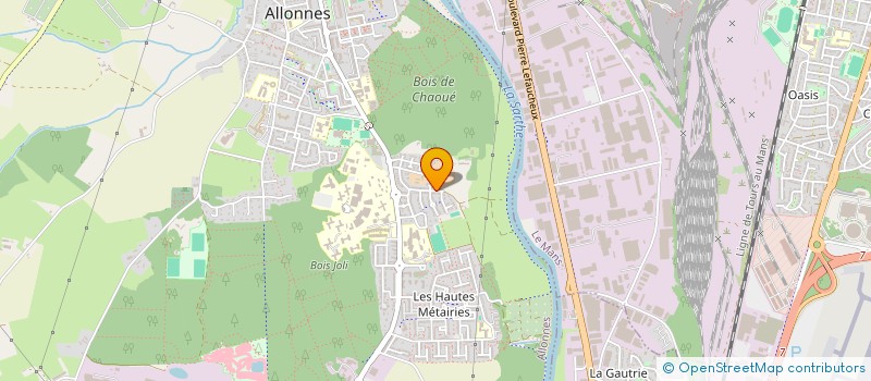 localisation de l'entreprise SCI OLSZEWSKI  ALLONNES