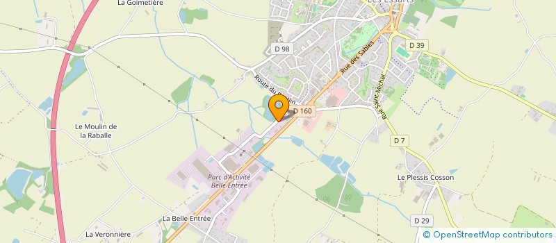 localisation de l'entreprise SCI OLTIMMO  ESSARTS EN BOCAGE