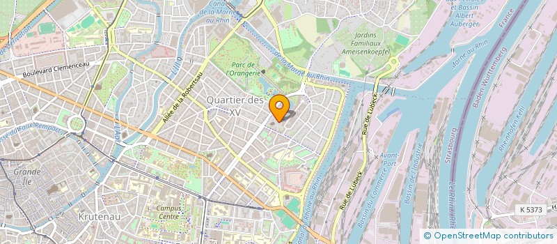 localisation de l'entreprise SCI OLTOUL  STRASBOURG