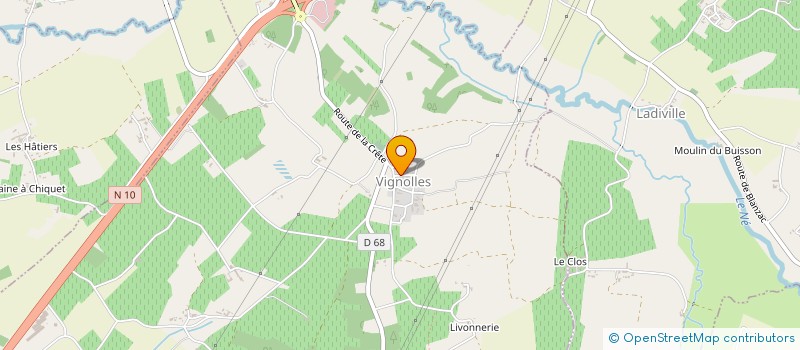 localisation de l'entreprise SCI OLVA à VIGNOLLES