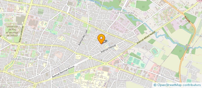 localisation de l'entreprise SCI OLVAL à PAU