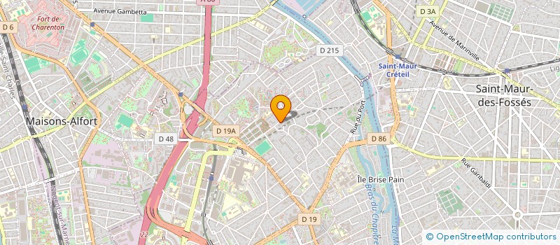 localisation de l'entreprise SCI OLVIDEL à CRETEIL