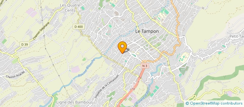 localisation de l'entreprise SCI OLYMPE à LE TAMPON
