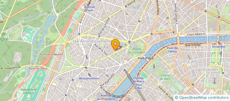 localisation de l'entreprise SCI OLYMPE à BOULOGNE-BILLANCOURT