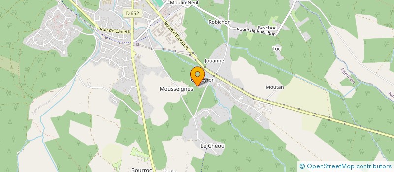 localisation de l'entreprise SCI OLYMPE  MIMIZAN