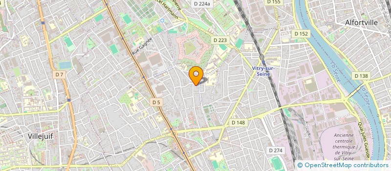 localisation de l'entreprise SCI OLYMPE  VITRY-SUR-SEINE