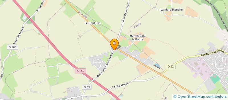 localisation de l'entreprise SCI OLYMPE à BOUVILLE
