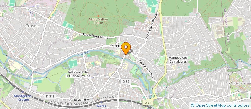 localisation de l'entreprise SCI OLYMPE  YERRES