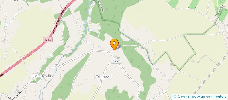 localisation de l'entreprise SCI OLYMPE  TRIQUEVILLE