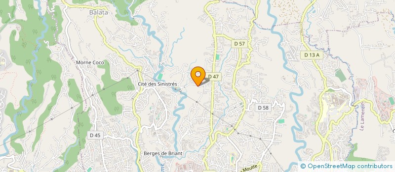 localisation de l'entreprise SCI OLYMPE  FORT DE FRANCE