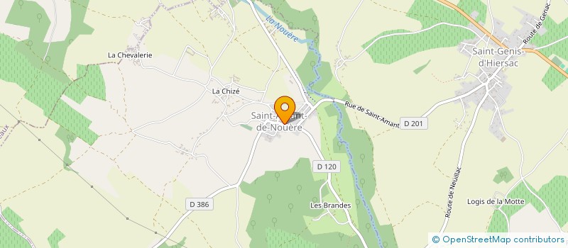 localisation de l'entreprise SCI OLYMPE à SAINT-AMANT-DE-NOUERE
