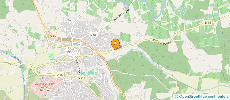 localisation de l'entreprise SCI OLYMPE  LAMBESC