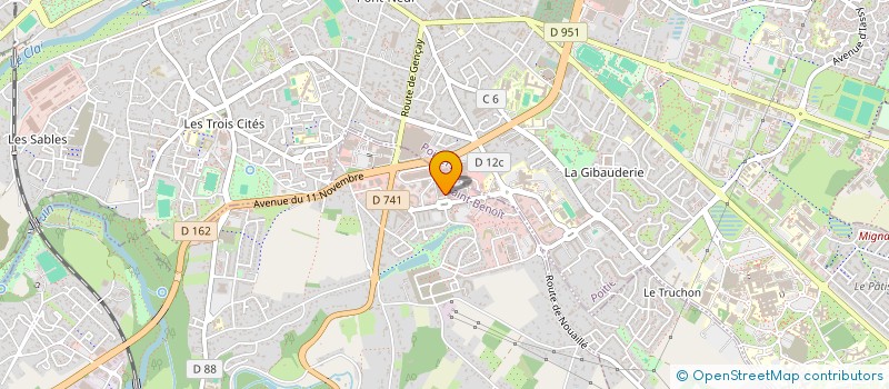 localisation de l'entreprise SCI OLYMPE IMMO  SAINT-BENOIT