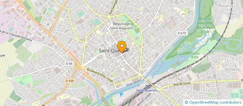 localisation de l'entreprise SCI OLYMPE IMMOBILIER à SAINT-QUENTIN