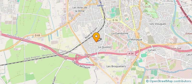 localisation de l'entreprise SCI OLYMPE & JEANNE  SALON-DE-PROVENCE