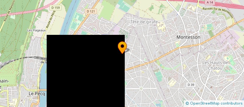 localisation de l'entreprise SCI OLYMPIC  LE VESINET