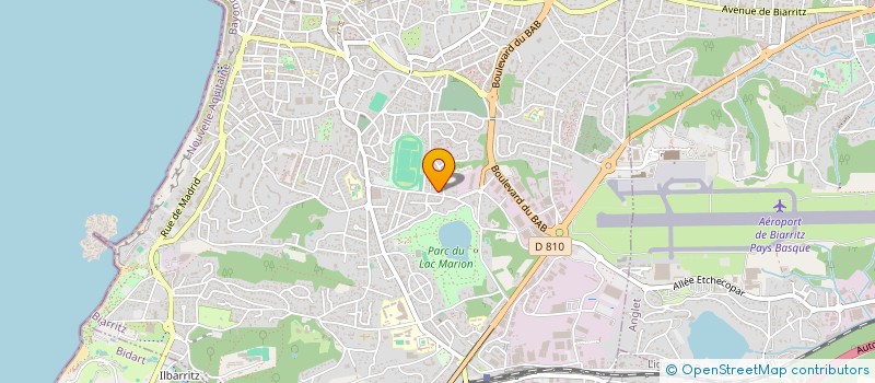 localisation de l'entreprise SCI OLYMPICS à BIARRITZ
