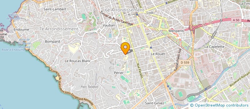 localisation de l'entreprise SCI OLYMPIQUE 51 à MARSEILLE