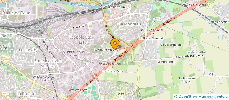 localisation de l'entreprise SCI OM  CESSON-SEVIGNE