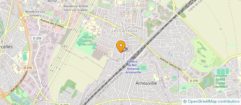 localisation de l'entreprise SCI OM SRI BUILDINGS  VILLIERS-LE-BEL