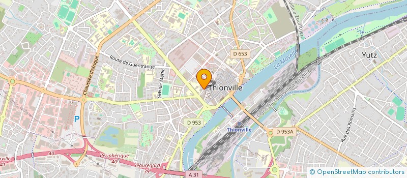 localisation de l'entreprise SCI OMA à THIONVILLE