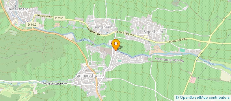 localisation de l'entreprise SCI OMAA  AMMERSCHWIHR