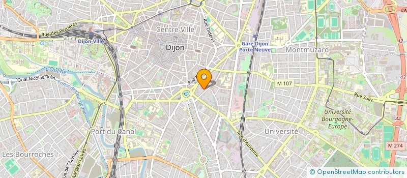 localisation de l'entreprise SCI OMAIS à DIJON