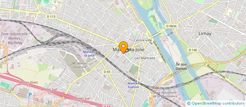 localisation de l'entreprise SCI OMAR  MANTES-LA-JOLIE