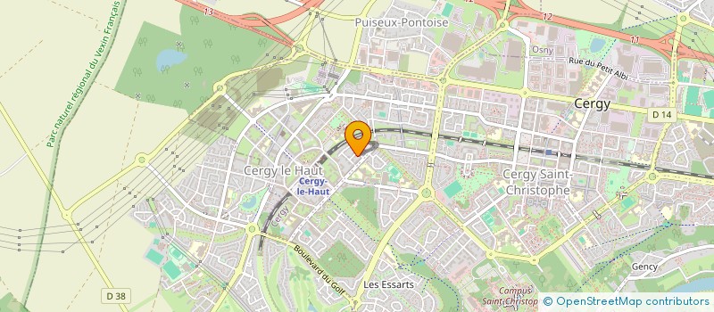 localisation de l'entreprise SCI OMARI  CERGY