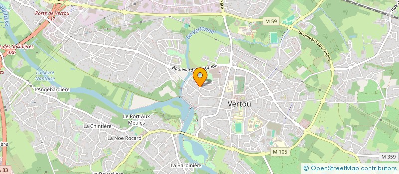 localisation de l'entreprise SCI OMARINE  VERTOU