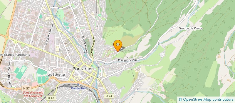 localisation de l'entreprise SCI OMARKHALI  PONTARLIER