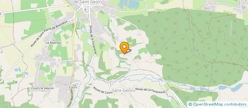 localisation de l'entreprise SCI OMAY  SAINT-ETIENNE-DE-SAINT-GEOIRS