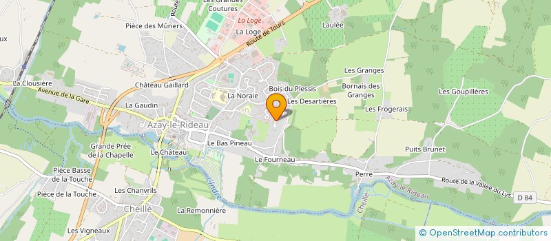 localisation de l'entreprise SCI OMBE à AZAY-LE-RIDEAU