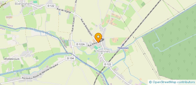 localisation de l'entreprise SCI OMBELINE à THIENNES