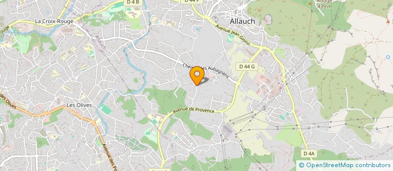 localisation de l'entreprise SCI OMBENI  ALLAUCH