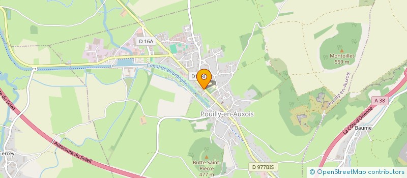 localisation de l'entreprise SCI OMBEPASS  POUILLY-EN-AUXOIS