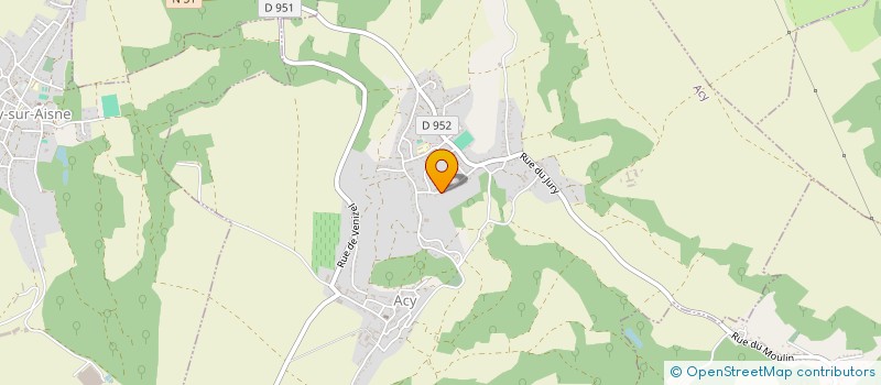 localisation de l'entreprise SCI OMDB  ACY