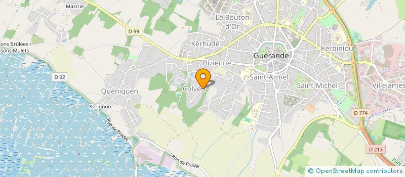 localisation de l'entreprise SCI OME  GUERANDE