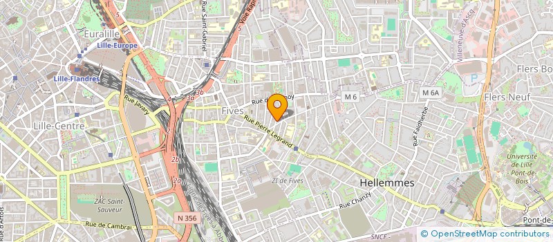 localisation de l'entreprise SCI OMECARE LILLE à LILLE