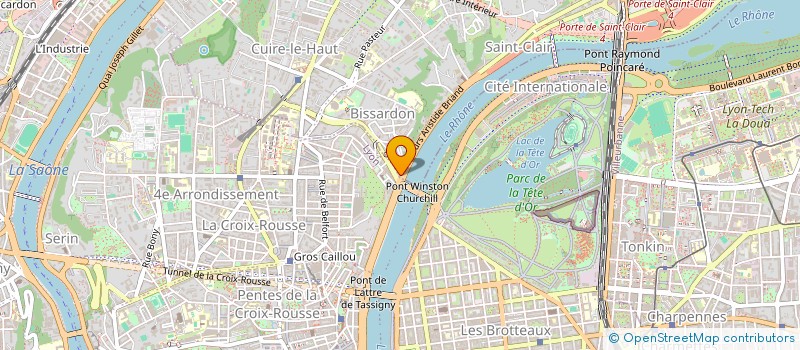 localisation de l'entreprise SCI OMECO  CALUIRE-ET-CUIRE