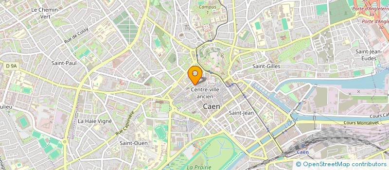 localisation de l'entreprise SCI OMEGA à CAEN
