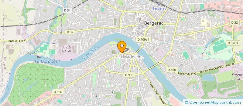 localisation de l'entreprise SCI OMEGA à BERGERAC
