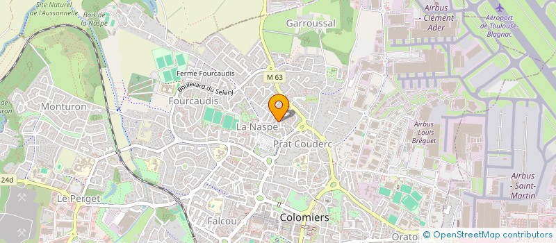 localisation de l'entreprise SCI OMEGA à COLOMIERS