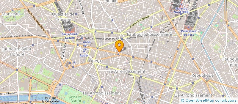 localisation de l'entreprise SCI OMEGA  PARIS