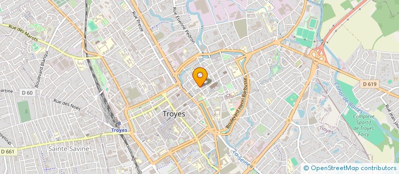 localisation de l'entreprise SCI OMEGA à TROYES